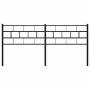 udskiftningsgavl 193 cm metal sort