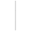 udskiftningsgavl 75 cm metal hvid