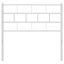 udskiftningsgavl 80 cm metal hvid