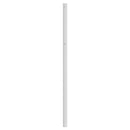 udskiftningsgavl 80 cm metal hvid