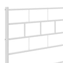 udskiftningsgavl 80 cm metal hvid
