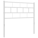 udskiftningsgavl 107 cm metal hvid