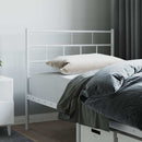 udskiftningsgavl 107 cm metal hvid
