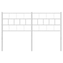 udskiftningsgavl 135 cm metal hvid
