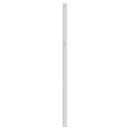 udskiftningsgavl 180 cm metal hvid