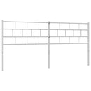 udskiftningsgavl 180 cm metal hvid