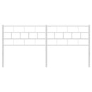 udskiftningsgavl 193 cm metal hvid