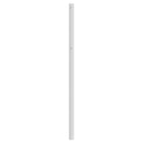 udskiftningsgavl 193 cm metal hvid