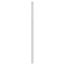 udskiftningsgavl 200 cm metal hvid