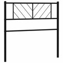 udskiftningsgavl 75 cm metal sort