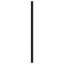 udskiftningsgavl 150 cm metal sort