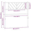 udskiftningsgavl 75 cm metal hvid