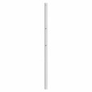 udskiftningsgavl 100 cm metal hvid