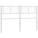 udskiftningsgavl 120 cm metal hvid