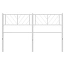 udskiftningsgavl 120 cm metal hvid