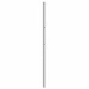 udskiftningsgavl 180 cm metal hvid