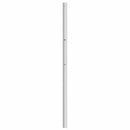 udskiftningsgavl 200 cm metal hvid