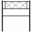 udskiftningsgavl 90 cm metal sort