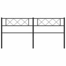 udskiftningsgavl 180 cm metal sort