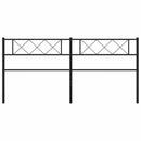 udskiftningsgavl 193 cm metal sort