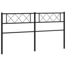 udskiftningsgavl 193 cm metal sort