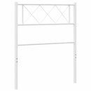udskiftningsgavl 75 cm metal hvid