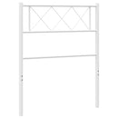 udskiftningsgavl 100 cm metal hvid