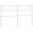 udskiftningsgavl 150 cm metal hvid