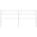 udskiftningsgavl 180 cm metal hvid
