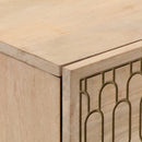 kommoder 2 stk. 60x33x75 cm massivt mangotræ