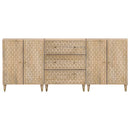 skabe 3 stk. 60x33x75 cm massivt mangotræ