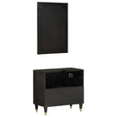 badeværelsesmøbelsæt 2 dele massivt mangotræ