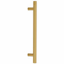 skabshåndtag 10 stk. hulafstand 160 mm samlet længde 224 mm rustfrit stål guldfarvet