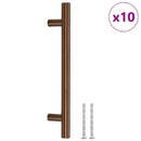 skabshåndtag 10 stk. 128 mm rustfrit stål bronzefarvet