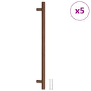 skabshåndtag 5 stk. 320 mm rustfrit stål bronzefarvet