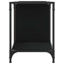 tv-bord 153x37x50 cm konstrueret træ sort