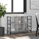 skænk 102x32x73,5 cm konstrueret træ grå sonoma-eg
