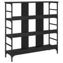 skænk 102x32x103,5 cm konstrueret træ sort