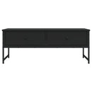 sofabord 101x49x39,5 cm konstrueret træ sort