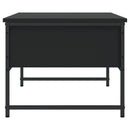 sofabord 101x49x39,5 cm konstrueret træ sort