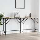 konsolbord 180x29x75 cm konstrueret træ sonoma-eg