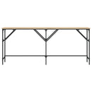 konsolbord 180x29x75 cm konstrueret træ sonoma-eg