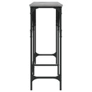 konsolbord 180x29x75 cm konstrueret træ grå sonoma-eg