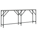 konsolbord 180x29x75 cm konstrueret træ grå sonoma-eg