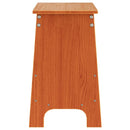 entrébænk 60x28x45 cm massivt fyrretræ gyldenbrun