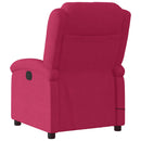 lænestol velour vinrød