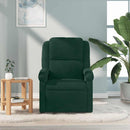 massagestol velour mørkegrøn