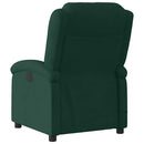 massagestol velour mørkegrøn