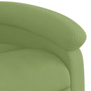 massagestol velour lysegrøn