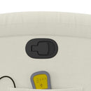 massagestol velour cremefarvet